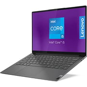 Lenovo Yoga Slim 7 82CU0052AX Slim Laptop Core i5-1135G7 2.40GHz 16GB 512GB SSD Intel Iris Xe Graphics Win10 13.3inch QHD Iron Grey English/Arabic Keyboard Middle East Version