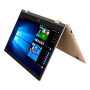 i-Life ZedNote II G Convertible Touch Laptop - Atom 1.8GHz 2GB 32GB Shared Win10 13.3inch FHD Gold English/Arabic Keyboard