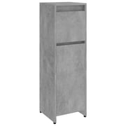 vidaXL Bathroom Cabinet Concrete Grey 30x30x95 cm Engineered Wood