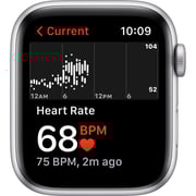 Apple Watch SE GPS+Cellular 44mm Silver Aluminium Case Abyss Blue Sport Band - Regular - Middle East Version Apple Watch SE GPS+Cellular 44mm Silver Aluminium Case Abyss Blue Sport Band - Regular - Middle East Version