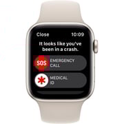Apple Watch SE GPS + Cellular 44mm Starlight Aluminum Case with Starlight Sport Band - Regular Apple Watch SE GPS + Cellular 44mm Starlight Aluminum Case with Starlight Sport Band - Regular