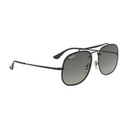 RayBan RB3583N-153/11-58 Black/Grey Stainless Steel Unisex Sunglasses