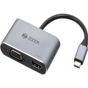 Zoook C-HUBi4 Metal Body 4-in-1 USB C Hub