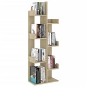 Vidaxl Book Cabinet Sonoma Oak 48x25.5x140 Cm Engineered Wood Vidaxl Book Cabinet Sonoma Oak 48x25.5x140 Cm Engineered Wood