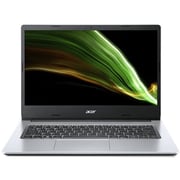 Acer A114-33-C11W NX.A9JEM.008 Laptop - Celeron 1.1GHz 4GB 128GB Win11 14inch FHD Silver English/Arabic Keyboard