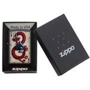Zippo 29840 218 Dragon Ace Design Black Matte Windproof Lighter Zippo 29840 218 Dragon Ace Design Black Matte Windproof Lighter