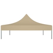 vidaXL Party Tent Roof 4.5x3 m Beige 270 g/m2