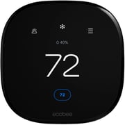 Ecobee Enhanced Smart Programmable Touch-Screen Wi-Fi Thermostat with Alexa, Apple HomeKit and Google Assistant - Black Ecobee Enhanced Smart Programmable Touch-Screen Wi-Fi Thermostat with Alexa, Apple HomeKit and Google Assistant - Black