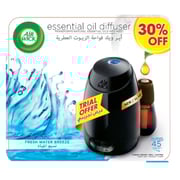Airwick Air Freshner Essential Oil Diffuser Kit FreshWater Breeze Twin Pack 30% Off