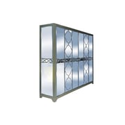 Pan Emirates Dubai Collection 6 Door Wardrobe Silver Pan Emirates Dubai Collection 6 Door Wardrobe Silver
