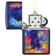 Zippo 49409 239 Sea Life Design Navy Matte Winfproof Lighter Zippo 49409 239 Sea Life Design Navy Matte Winfproof Lighter