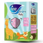 Fine Face Mask Guard Comfort Kids Pink/Orange Small