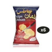 Oman Chips Chilly 97g Pack Of 6