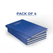 Classmate Register / Manuscript Book Regular 330 X 210, 70-gsm Single Line 384 Pages, Pack Of 4