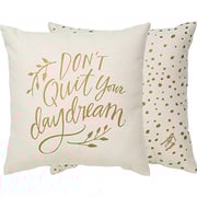 Primitives By Kathy Decorative Don'T Quit Your Daydream Throw Pillow, 10-Inch Square Primitives By Kathy Decorative Don'T Quit Your Daydream Throw Pillow, 10-Inch Square