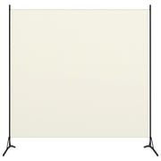 Vidaxl 1-panel Room Divider Cream White 175x180 Cm