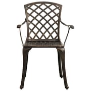 vidaXL 3 Piece Bistro Set Cast Aluminium Bronze vidaXL 3 Piece Bistro Set Cast Aluminium Bronze