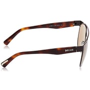 Just Cavalli Aviator Shiny Brown Plastic Women Sunglasses JC758S08E59