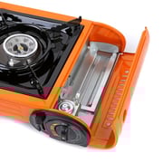 Al Saqer-double Burner Butane Camping Stove With Bbq Grill Hotplate Burger Tray,bbq Tools And 4 Peice Of Butane Gas Catridge . Al Saqer-double Burner Butane Camping Stove With Bbq Grill Hotplate Burger Tray,bbq Tools And 4 Peice Of Butane Gas Catridge .