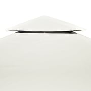Vidaxl Gazebo Cover Canopy Replacement 310 G / M² Cream White 3 X 4 M Vidaxl Gazebo Cover Canopy Replacement 310 G / M² Cream White 3 X 4 M