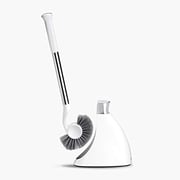Simplehuman Toilet Brush With Caddy, Stainless Steel, White Simplehuman Toilet Brush With Caddy, Stainless Steel, White