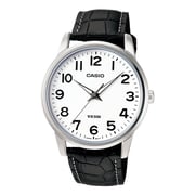 Casio Enticer Black Leather Men Watch MTP-1303L-7BVDF Casio Enticer Black Leather Men Watch MTP-1303L-7BVDF