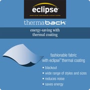 Eclipse Blackout Curtains For Bedroom - Kendall Insulated Darkening Single Panel Rod Pocket Window Treatment Living Room, 42