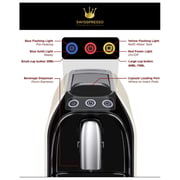 Swisspresso Espresso Machine Black with 80 Capsule 1BCM80