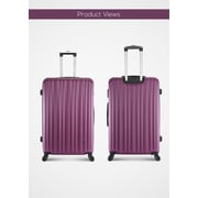 Para John Lightweight 3-pieces Abs Hard Side Travel Luggage Trolley Bag Set With Lock Unisex Hard Shell Strong Para John Lightweight 3-pieces Abs Hard Side Travel Luggage Trolley Bag Set With Lock Unisex Hard Shell Strong