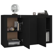 Vidaxl Sideboard Black 120x36x69 Cm Engineered Wood