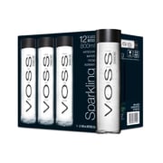 Voss 12-pack Artesian Sparkling Water Glass Bottle 800ml