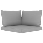 Vidaxl Pallet Sofa Cushions 3 Pcs Grey Fabric Vidaxl Pallet Sofa Cushions 3 Pcs Grey Fabric