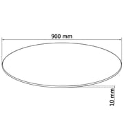 vidaXL Table Top Tempered Glass Round 900 mm vidaXL Table Top Tempered Glass Round 900 mm