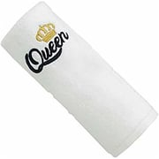 Personalized For You Cotton White Queen Embroidery Bath Towel 70*140 cm