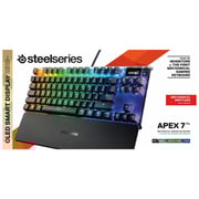 Steelseries 64646 Apex 7 Tkl (Red Switch) Us Keyboard Black Steelseries 64646 Apex 7 Tkl (Red Switch) Us Keyboard Black