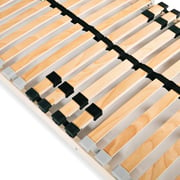 vidaXL Slatted Bed Bases 2 pcs with 28 Slats 7 Zones 90x200 cm