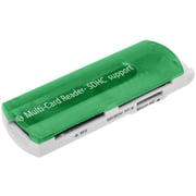 Green Extreme Portable Usb 2.0 4 In 1 Memory Multi Card Reader, Sd, Mini Sd, Microsd, Memory Stick (ms)