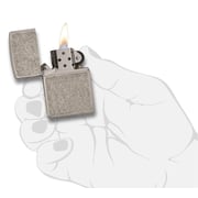 Zippo 28973 Armor Antique Silver Plate Windproof Lighter Zippo 28973 Armor Antique Silver Plate Windproof Lighter