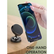 Ldnio Universal Strong Magnetic Swivel Grip 360 For Car Sticky Dashboard Mobile Phone Holder Black
