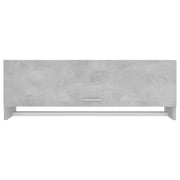 Vidaxl Wardrobe Concrete Grey 100x32.5x35 Cm Engineered Wood Vidaxl Wardrobe Concrete Grey 100x32.5x35 Cm Engineered Wood