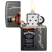Zippo Classic Lighter Model 49321 Jack Daniel's Tennessee Whiskey With White Signature | Windproof | Metal Material - Black Zippo Classic Lighter Model 49321 Jack Daniel's Tennessee Whiskey With White Signature | Windproof | Metal Material - Black