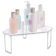 mDesign Plastic/Steel Corner Stackable Rack, Bathroom, 2 Pack