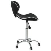 vidaXL Swivel Dining Chairs 6 pcs Black Faux Leather vidaXL Swivel Dining Chairs 6 pcs Black Faux Leather