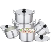 RK Aluminium Deep Cooking Pot Tope 10 Piece Set Online Shopping on RK