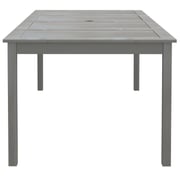 vidaXL Garden Table Grey 200x100x75 cm Solid Wood Acacia vidaXL Garden Table Grey 200x100x75 cm Solid Wood Acacia