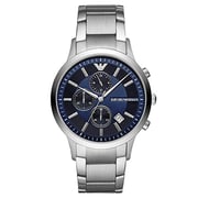 Emporio Armani AR11164 Renato Silver Stainless Steel Men Watch Emporio Armani AR11164 Renato Silver Stainless Steel Men Watch