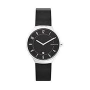 Skagen Grenen Black Leather Men Watch SKW6459 Skagen Grenen Black Leather Men Watch SKW6459