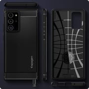 Spigen Rugged Armor Case Matte Black Galaxy Note 20 Spigen Rugged Armor Case Matte Black Galaxy Note 20