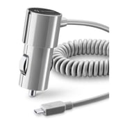 Cellular Line Car Charger With USB Cable Grey
