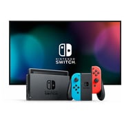 Nintendo Switch Console 32GB With Neon Joy Con + 2 Games